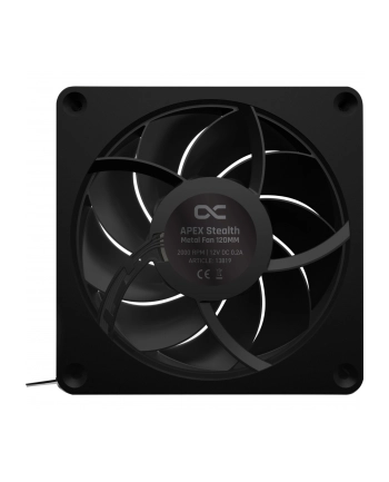 Alphacool Apex Stealth Metal 120mm fan 2000rpm, case fan (Kolor: CZARNY) nr 2
