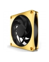 Alphacool Apex Stealth Metal Power 120mm fan 3000rpm, case fan (gold/Kolor: CZARNY) - nr 4