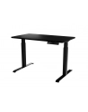 cama meble Biurko z elektryczną regulacją wysokości MOON 121x67x72-120 czarny - nr 4