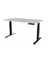 cama meble Biurko z elektryczną regulacją wysokości MOON LONG 150x80x72-120 czarny/biały - nr 4
