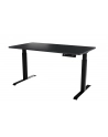 cama meble Biurko z elektryczną regulacją wysokości MOON LONG 150x80x72-120 czarny/antracyt - nr 4