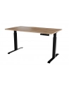 cama meble Biurko z elektryczną regulacją wysokości MOON LONG 150x80x72-120 czarny/wotan - nr 1