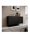 cama meble Komoda 3D2SZ ONDA 150x45x85 czarny - nr 3