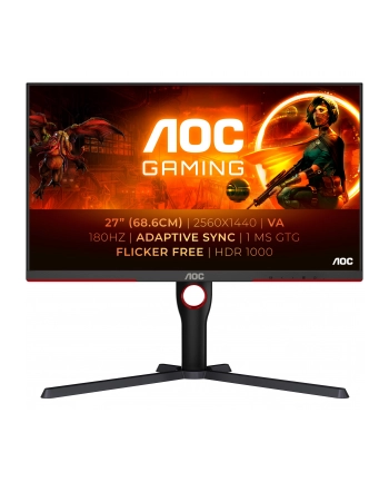 AOC  Q27G3XMN 27IN IPS/2560X1440 16:9 1 MS SCHWARZ/ROT nr 2