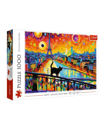 Puzzle 1000el Kot w Paryżu 10795 Trefl