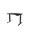 cama meble Biurko z elektryczną regulacją wysokości MOON 121x67x72-120 czarny/antracyt - nr 3