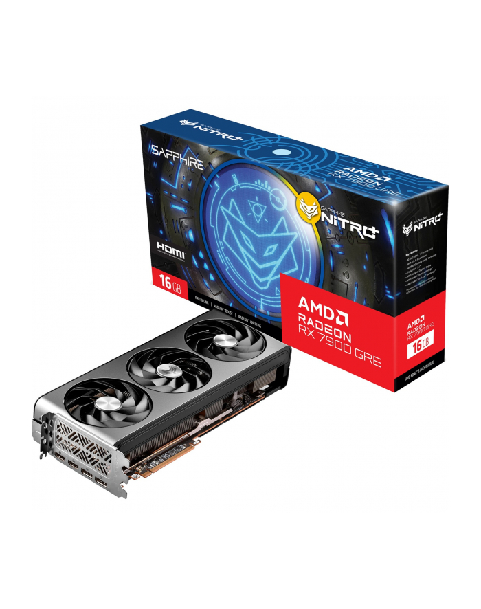 SAPPHIRE NITRO+ RAD-EON RX7900 GRE GAMING OC 16GB GDDR6 2xHDMI 2xDP główny