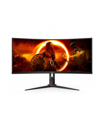 no name AOC Gaming CU34G2XP/BK skarm - WLED -