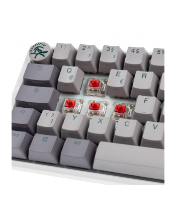 no name Ducky One 3 Mist Grey SF Klawiatura Gamingowa, RGB LED - MX-Red