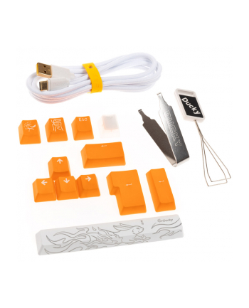 no name Klawiatura gamingowa Ducky One 3 Aura White, RGB LED - Kailh Jellyfish Y nr 1