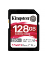 KINGSTON 128GB Canvas React Plus SDXC UHS-II 280R/100W U3 V60 for Full HD/4K - nr 27