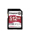 KINGSTON 512GB Canvas React Plus SDXC UHS-II 280R/150W U3 V60 for Full HD/4K - nr 23