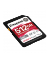 KINGSTON 512GB Canvas React Plus SDXC UHS-II 280R/150W U3 V60 for Full HD/4K - nr 25