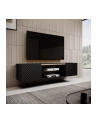 cama meble Szafka RTV EF ONDA 180x40x39-58 czarny (stojąca lub wisząca) - nr 7