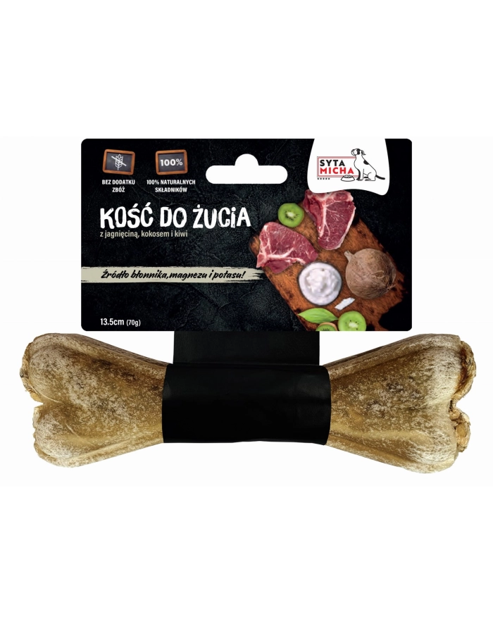 SYTA MICHA Kość do żucia z kiwi i kokosem 13,5cm główny