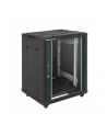 Szafa RACK Qoltec 19'' | 15U | 600 x 600 x 855 | Stalowa obudowa - nr 1