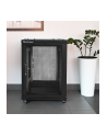Szafa RACK Qoltec 19'' | 15U | 600 x 600 x 855 | perforowane drzwi | stalowa obudowa - nr 16