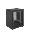 Szafa RACK Qoltec 19'' | 15U | 600 x 600 x 855 | perforowane drzwi | stalowa obudowa - nr 1
