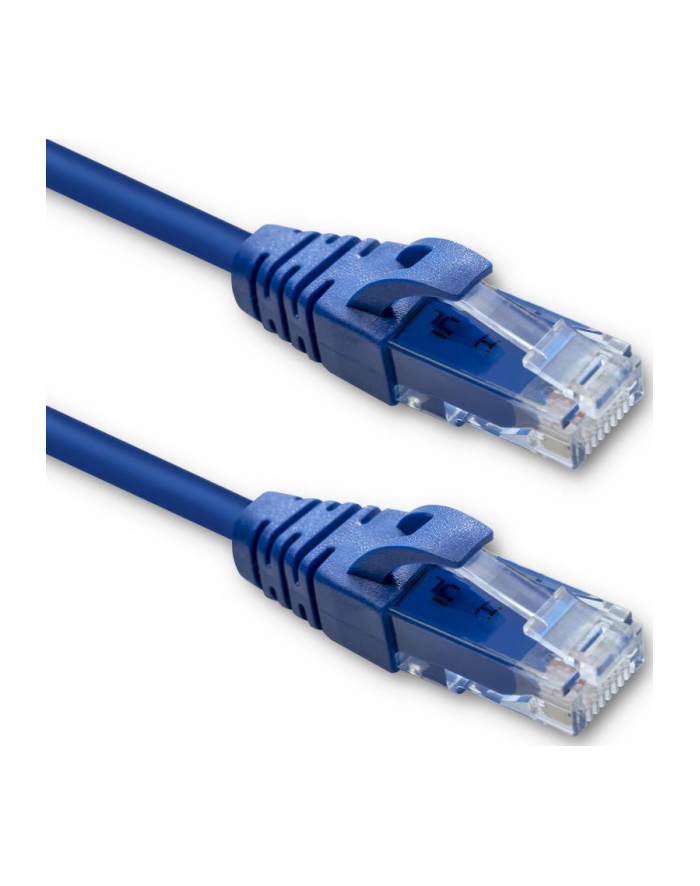 Kabel Patchcord Qoltec UTP | CAT6 | 2 x RJ-45 | 1m główny