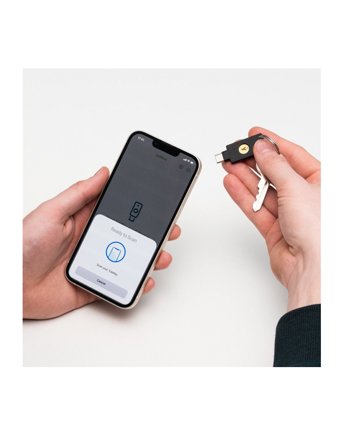 no name Klucz Sprzętowy Yubico Security Key C NFC by Yubico (USB-C) główny