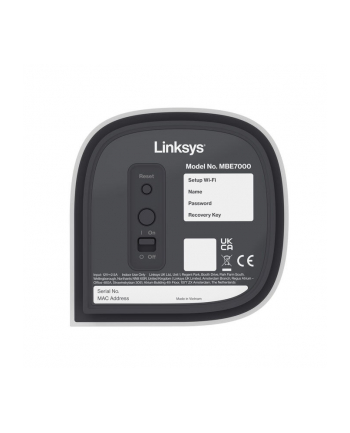 System Mesh LINKSYS MBE7002-KE Tri-Band Mesh WiFi 7 2-Pack
