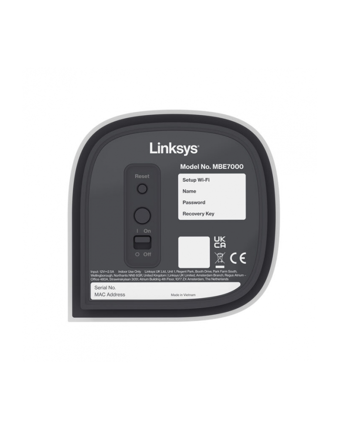 System Mesh LINKSYS MBE7002-KE Tri-Band Mesh WiFi 7 2-Pack główny