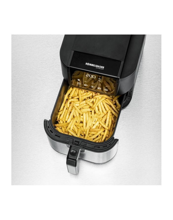 Rommelsbacher hot air fryer FRH 1500 XL (Kolor: CZARNY/stainless steel, 1,500 watts) główny
