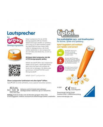 Ravensburger tiptoi ACTIVE speaker (orange/Kolor: BIAŁY) nr 1
