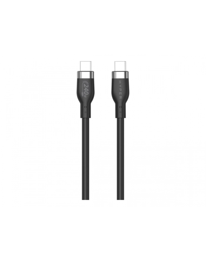 Hyper HyperJuice 240W Silicone USB-C/USB-C 1m czarny (HJ4001BKGL) główny