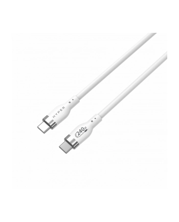 Hyper HyperJuice 240W Silicone USB-C/USB-C 2m biały (HJ4002WHGL) nr 2