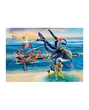 PLAYMOBIL 71419 Pirates Fighting the Giant Octopus, construction toy