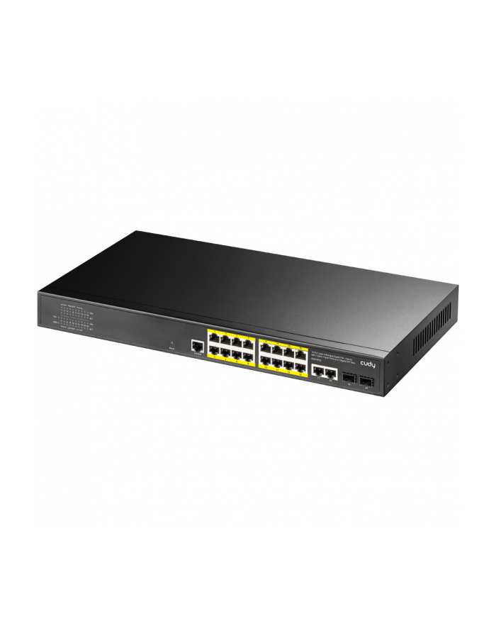 Switch zarządzalny Cudy GS2018PS2-200W 16x10/100/1000Mbps PoE+ 200W 2x1000Mbps Uplink 2xSFP L2 Managed główny