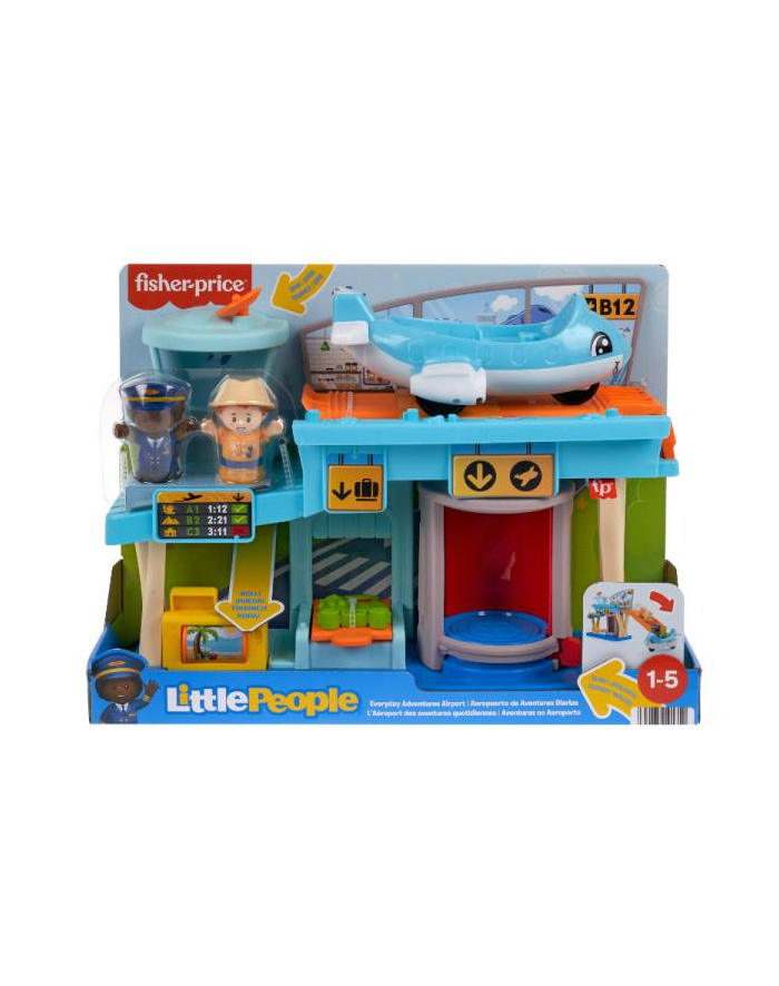 Fisher-Price Little People Lotnisko Port lotniczy HTJ26 MATTEL główny