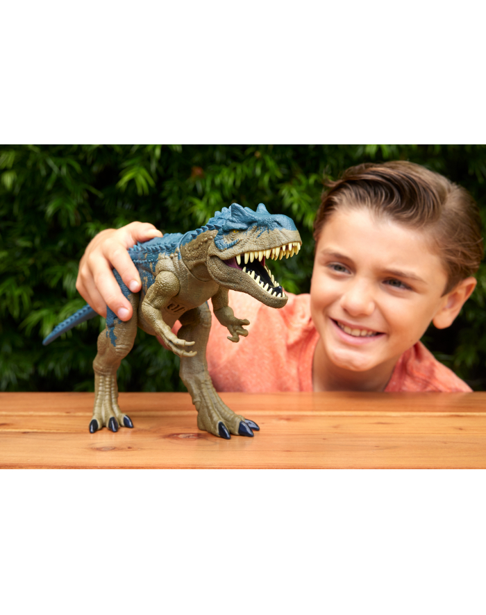 Jurassic World Allozaur Straszny atak Dinozaur z funkcją HRX50 MATTEL główny