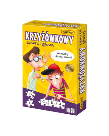 Krzyżówkowy zawrót głowy układanka puzzlowa ADAMIGO