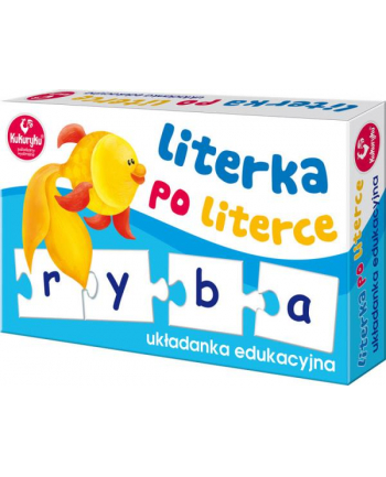 Literka po literce układanka edukacyjna Puzzle KUKURYKU