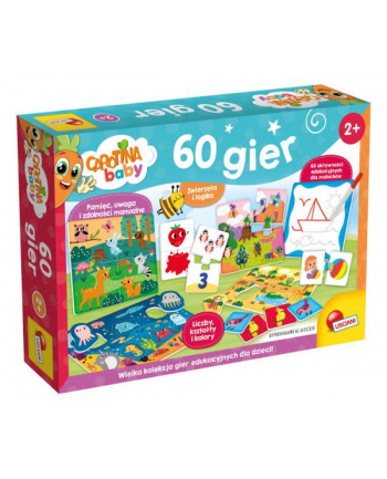 lisciani giochi Caczerwonyina baby 60 gier edukacyjnych dla dzieci 102877 LISCIANI