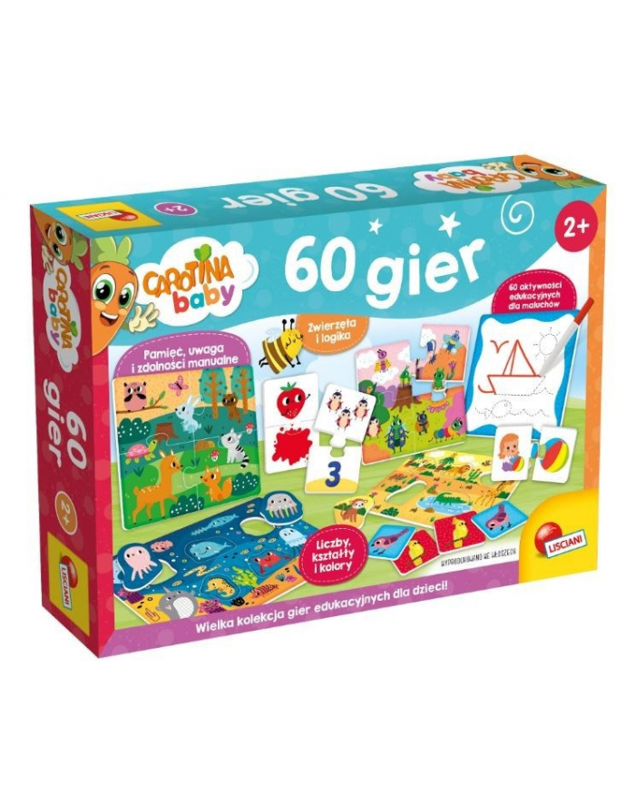 lisciani giochi Caczerwonyina baby 60 gier edukacyjnych dla dzieci 102877 LISCIANI główny