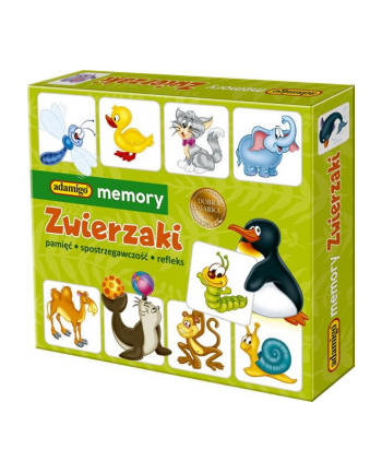Memory Zwierzaki gra pamięciowa ADAMIGO