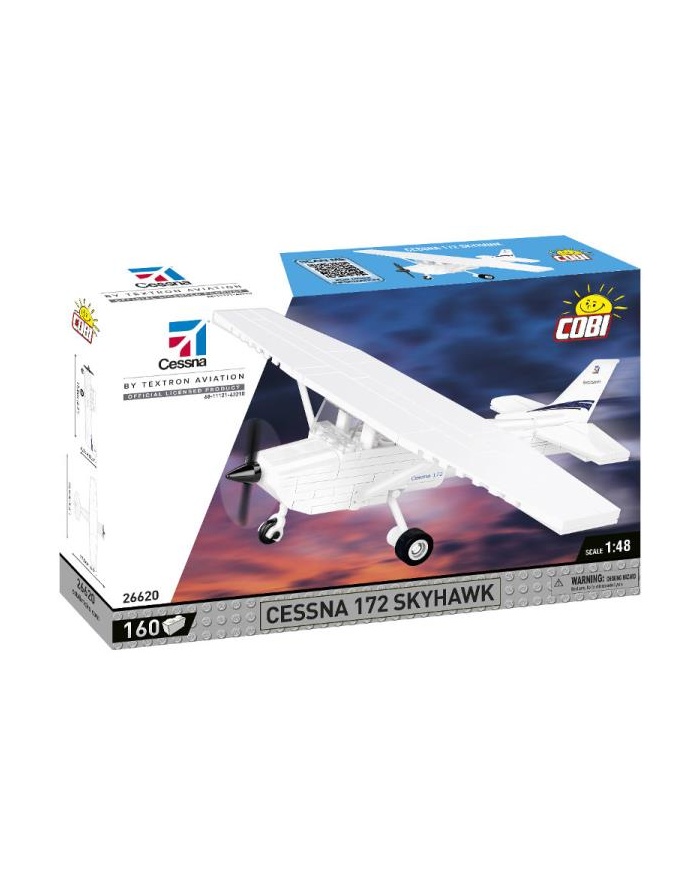 COBI 26620 Samoloty cywilne Cesna 172 Skyhawk W160 160 klocków główny