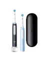 Braun Oral-B iO Series 3N Duo, electric toothbrush (Kolor: CZARNY/blue, matt Kolor: CZARNY/ice blue incl. 2nd handpiece) - nr 1