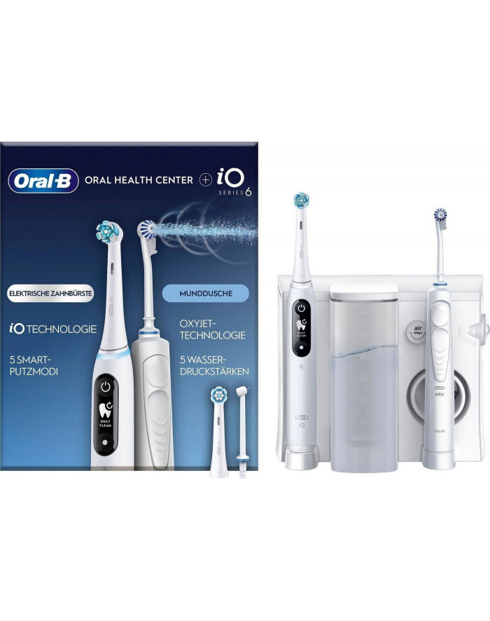 Braun Oral-B iO6 ' OxyJet Adult Rotating-oscillating toothbrush White główny