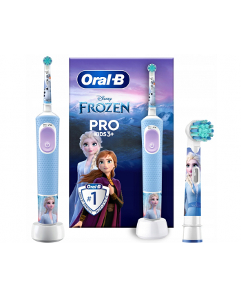 Braun Oral-B Vitality Pro 103 Kids Frozen, Electric Toothbrush (light blue/Kolor: BIAŁY)