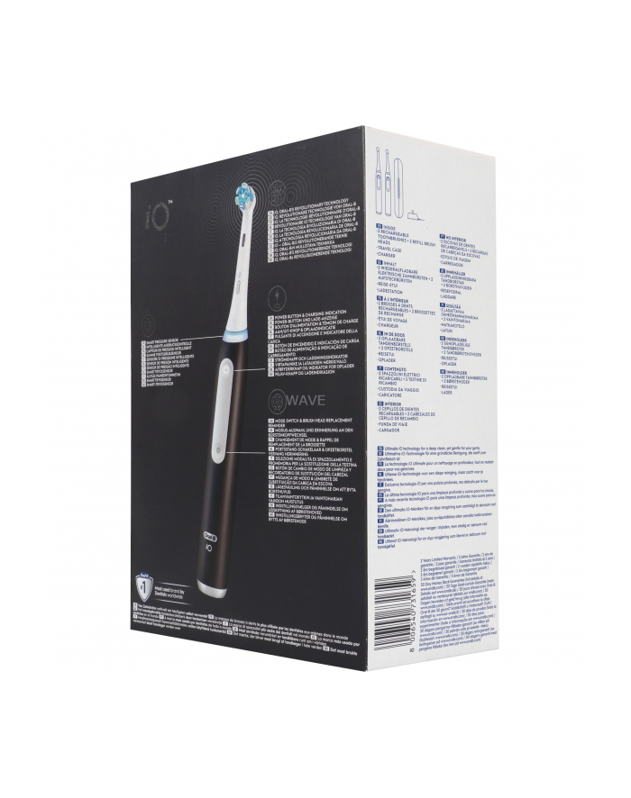 Braun Oral-B iO Series 3N Duo, electric toothbrush (Kolor: CZARNY/blue, matt Kolor: CZARNY/ice blue incl. 2nd handpiece) główny