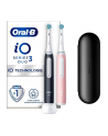 Braun Oral-B iO Series 3N Duo, electric toothbrush (Kolor: CZARNY/pink, matt Kolor: CZARNY//blush pink incl. 2nd handpiece) - nr 1