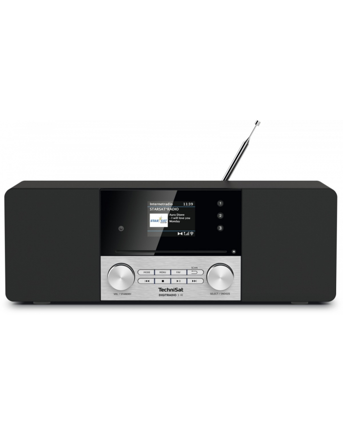 technisat Digitradio 3 IR DAB+/FM Czarne główny