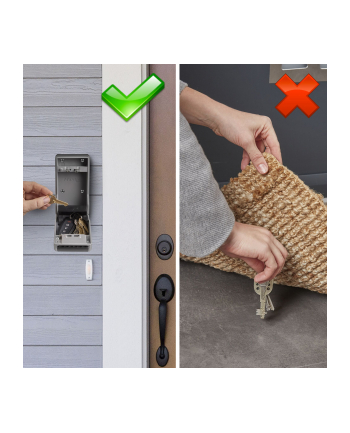 master lock Kasetka na klucze z zamkiem szyfrowym do stałego montażu na ścianie