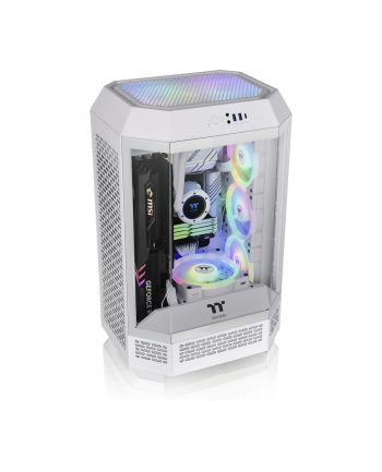 Thermaltake The Tower 300, tower case (Kolor: BIAŁY, tempered glass)