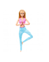 Mattel Barbie Made to Move with pink sports top and blue yoga pants doll - nr 7