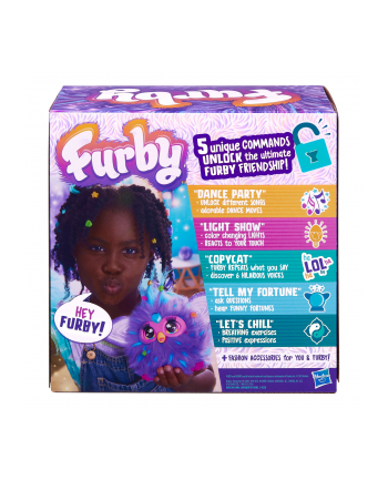 Hasbro Furby, cuddly toy (purple)